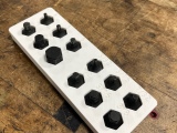 Toolant brand allen socket holder. 17mm hexagon receptacles.-1