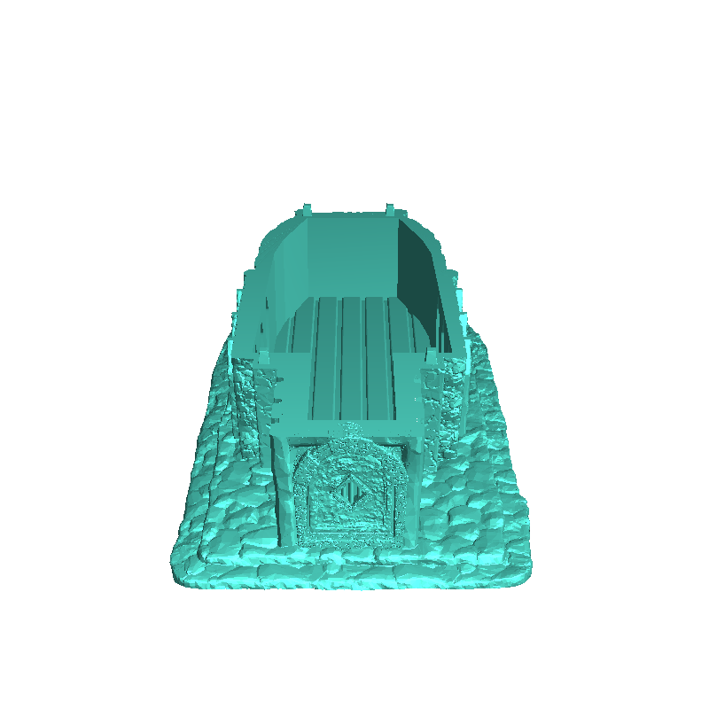 Medieval Gothic building with large stone tower and roof spi