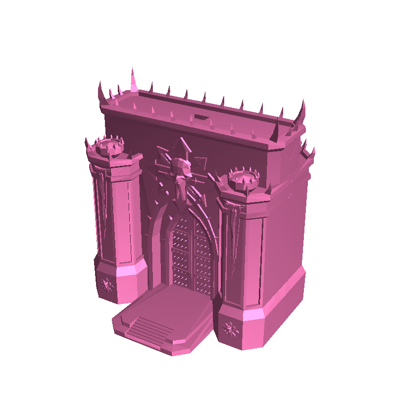 chaos gate fortress wall - terrain
