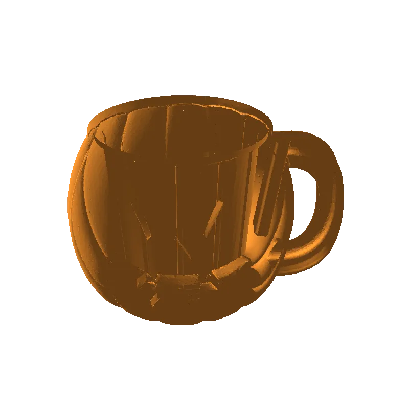 Pumpkin Ice Cream Holder