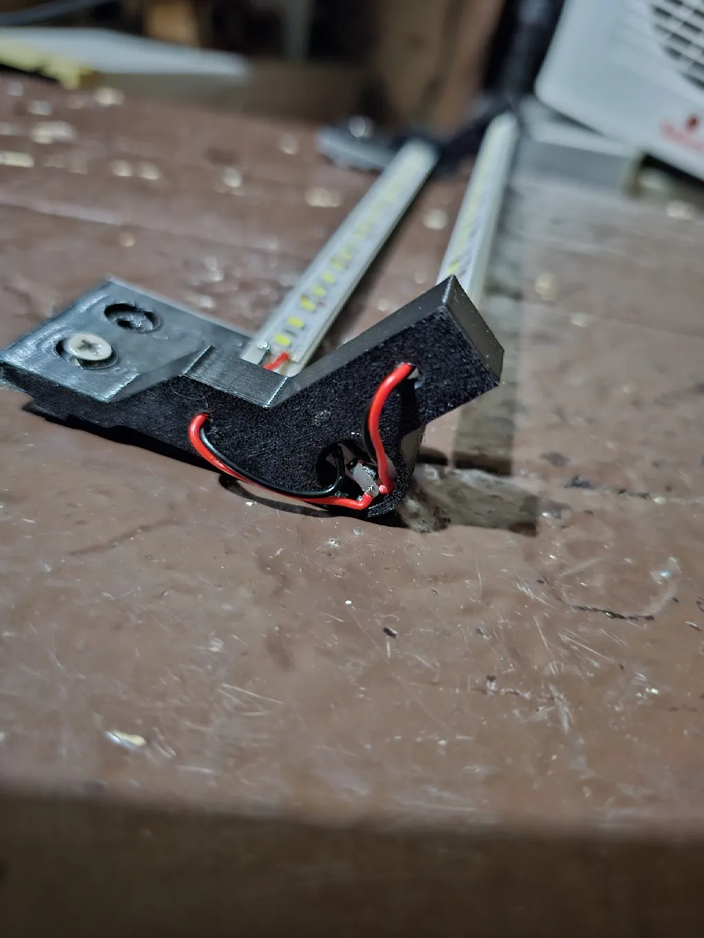 Ender-3 V3 KE - Gantry Strip LED Light Bracket-1