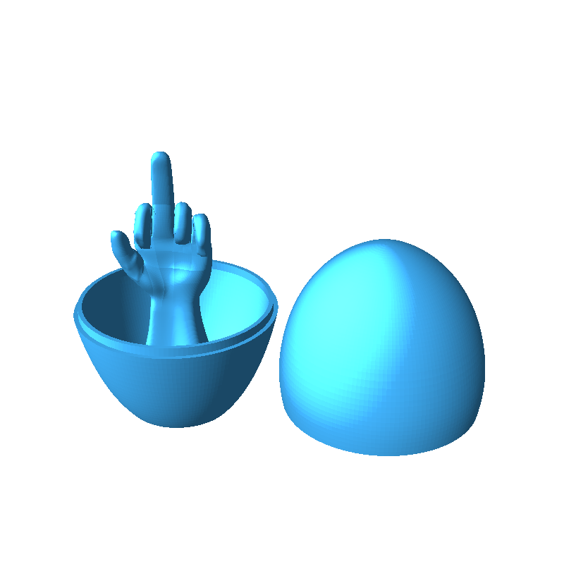 Middle Finger Egg Full Set
