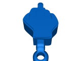 middle finger keychain -0