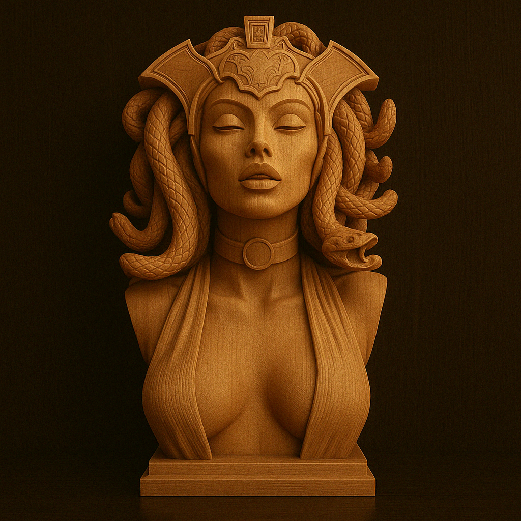 Medusa bust