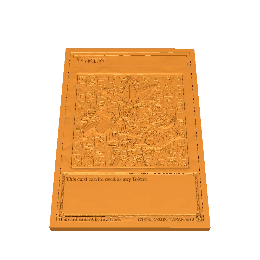 yami yugi token card - yugioh | 3D models download | Creality Cloud yami yugi token card - yugioh | 3D models download | Creality Cloud