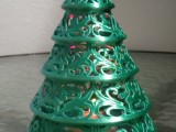 Christmas tree candle holder-2