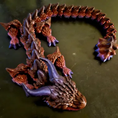 Articulated Dragon 004 - STL file for 3D printing-0