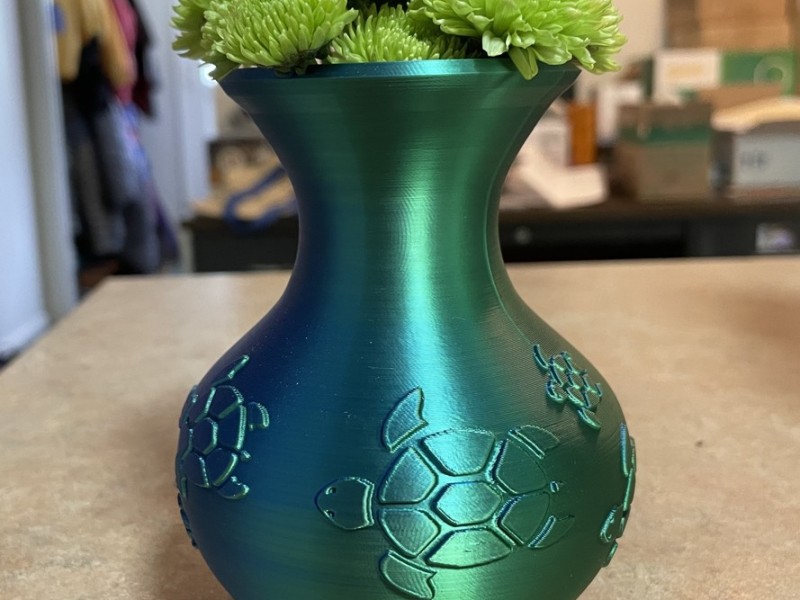 turtle vase