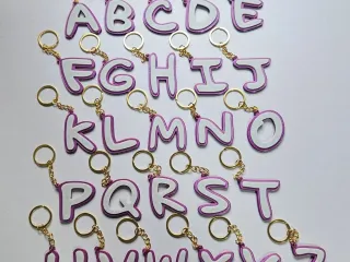 Alphabet Keychain