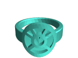 Orange Lantern ring-0