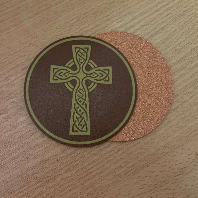 Irish Celtic Cross Coaster