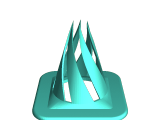 Objekte von thingiverse: Pyramide, Würfel, Vase, ...-7