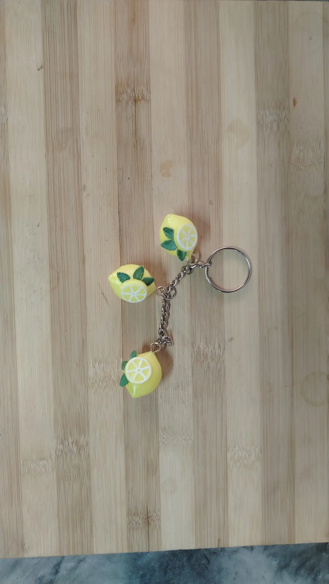 🍋 Zest Pop Lemon Keyring-0