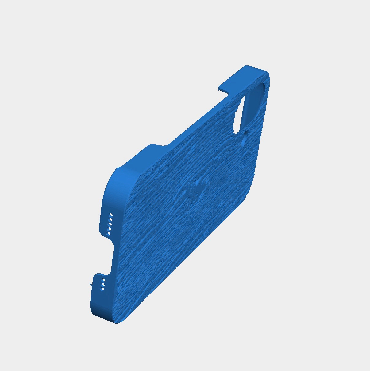 iPhone 17 round wood themed case