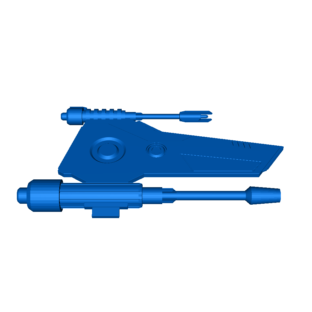 Space Ship  Miniature 3D Model