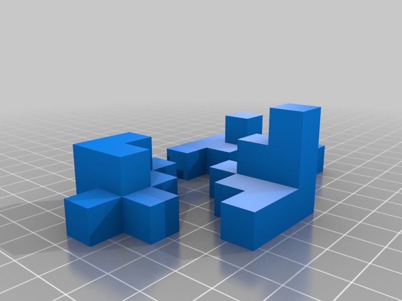 3D Printer Files | 3MF File | Three Construct Puzzles with Key ...