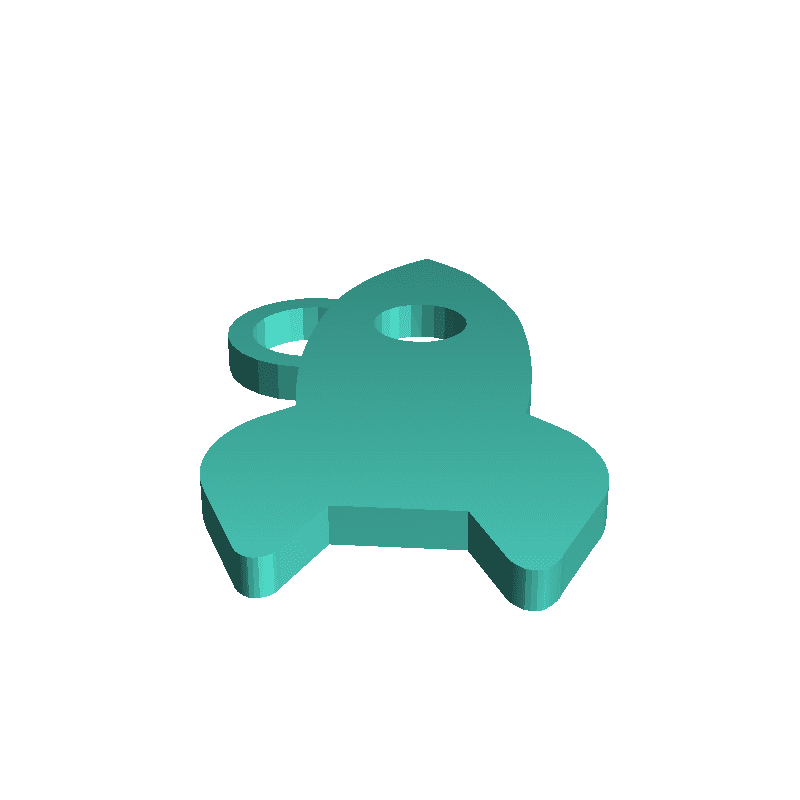 Space Ship Key-Chain