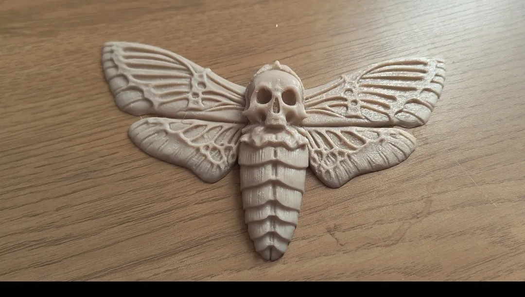 GOTHIC SKULL MOTH - DECORATIVE-3