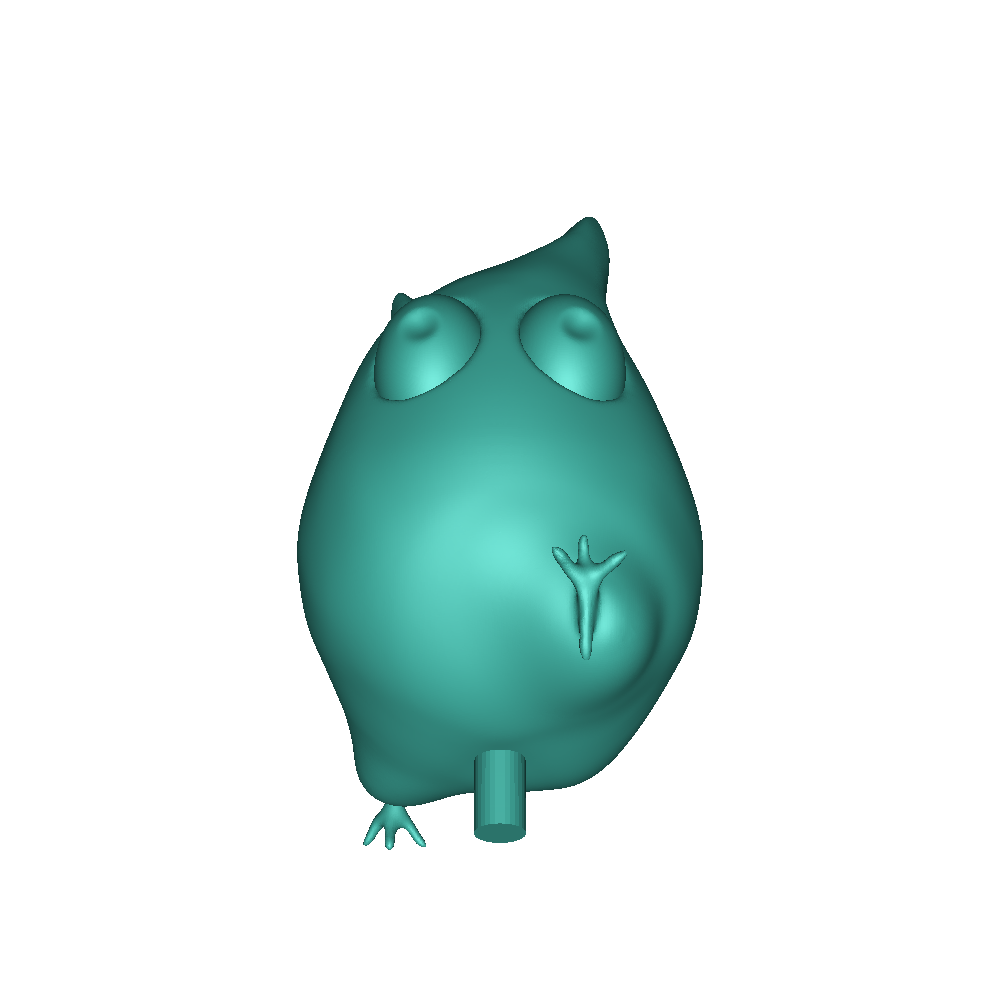 Free Characters & Creatures STL Download - mini totoro by Jess Sisson