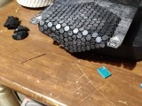BIG Flexible hexagon fabric mesh (its not bad look the desc)-1