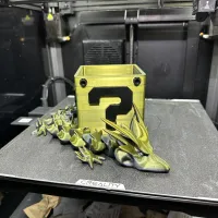 'HORNY DRAGON' - PRINT-IN-PLACE, ARTICULATED DRAGON-5