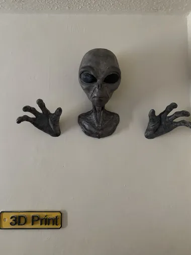 ALIEN WALL MOUNTED - NO SUPPORTS-0
