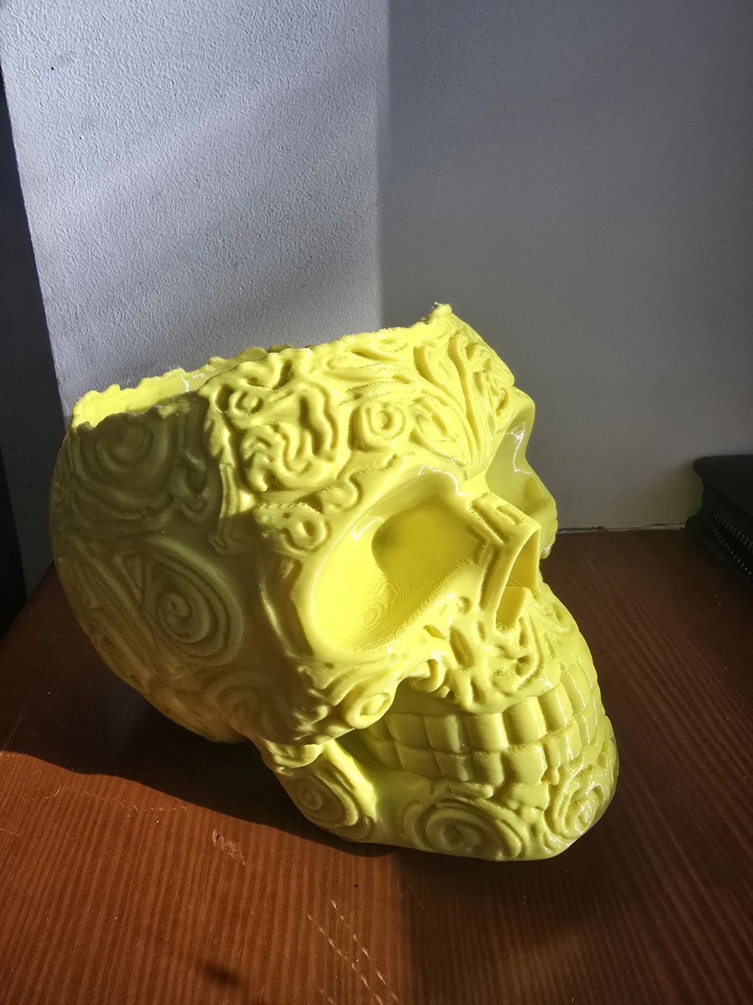 Skull Shaper Pot/Planter Cover-0