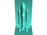 Space Shuttle Bookends-1