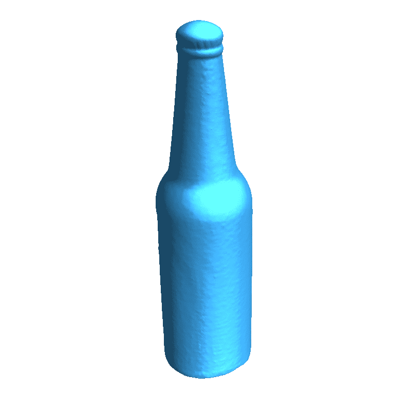 Beer glass bottle