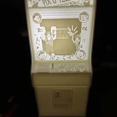 Fix It Felix Jr. Arcade Cabinet with Lithophane-0