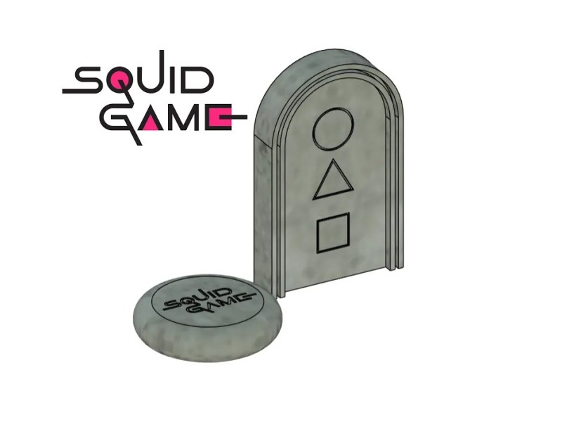 Squid game flying stone game