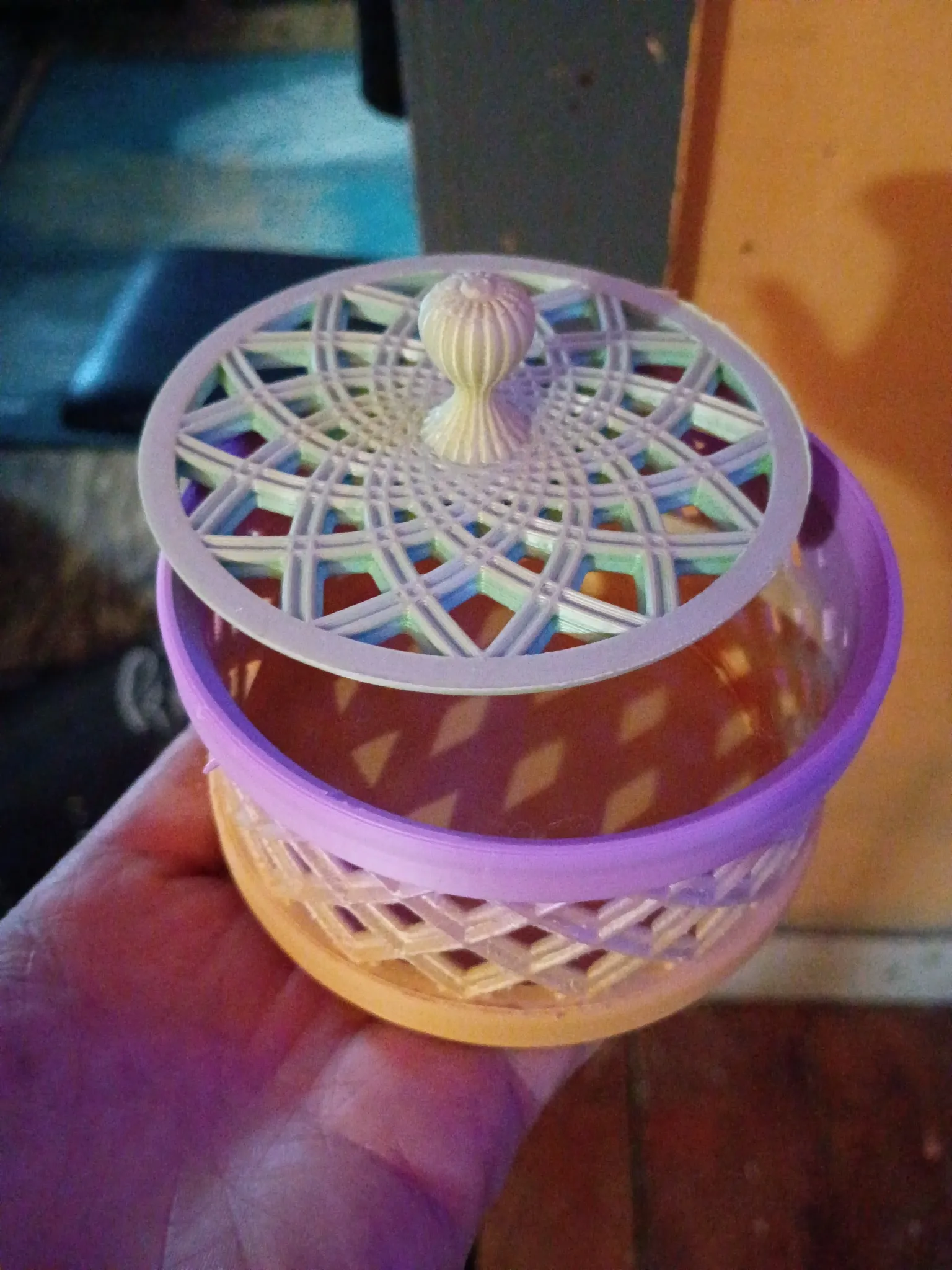 Lattice Design Jewelry Box-1