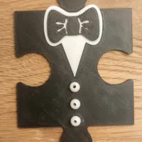 Bride & Groom Puzzle Pieces — Wedding Keepsake Set 💍-4