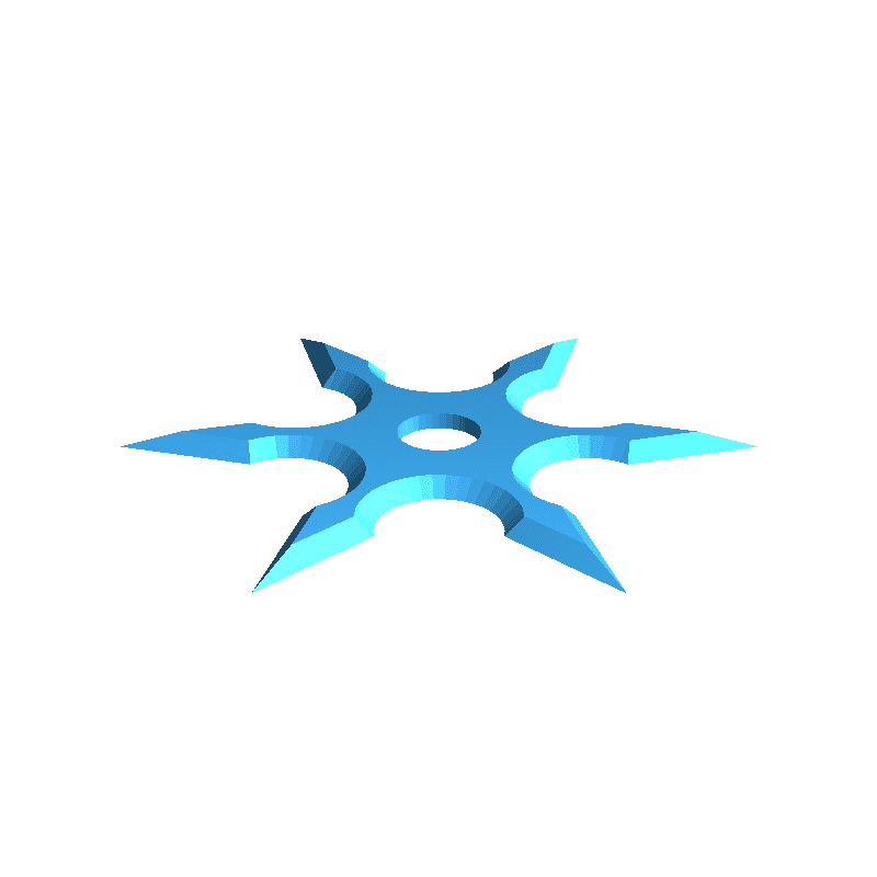 ninja star | 3D models download | Creality Cloud