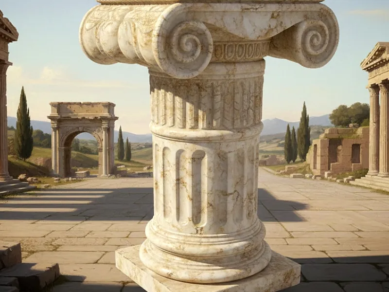 GREEK ROMAN PILE PEDESTAL