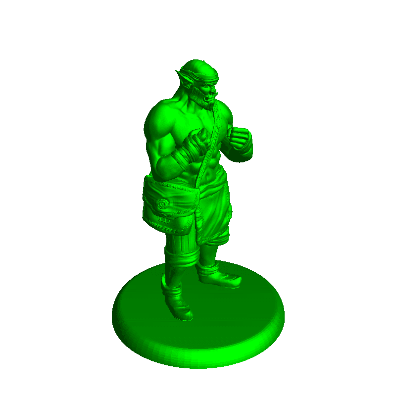 Orc Monk - Tabletop Miniature