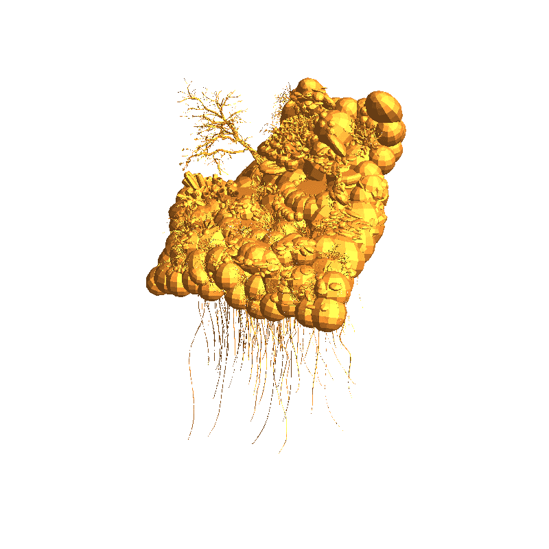floating garden of nurgle diorama - terrain