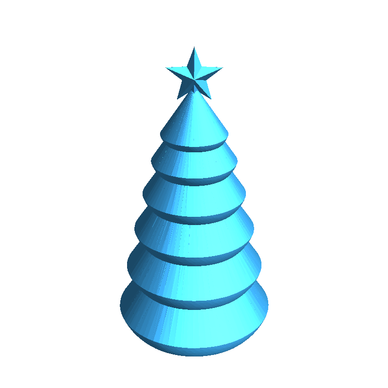 Christmas Tree Model - #Xmas Contest Model