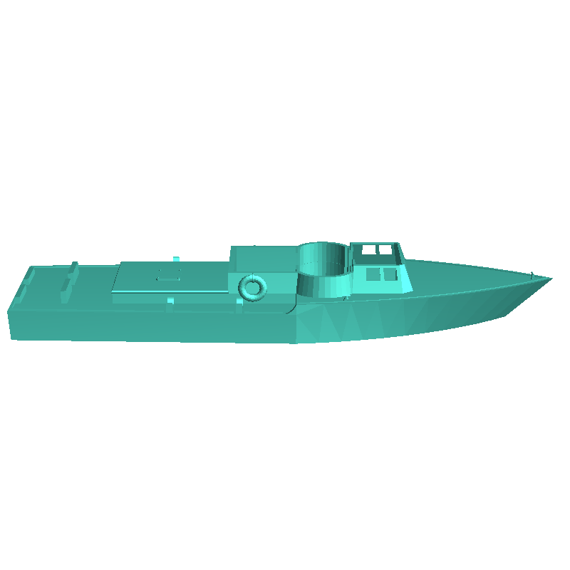 Miniatures STL Download - Patrol torpedo boat PT-658 - miniatures ...