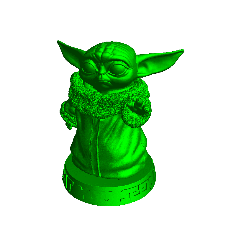 Baby Yoda from Thingiverse