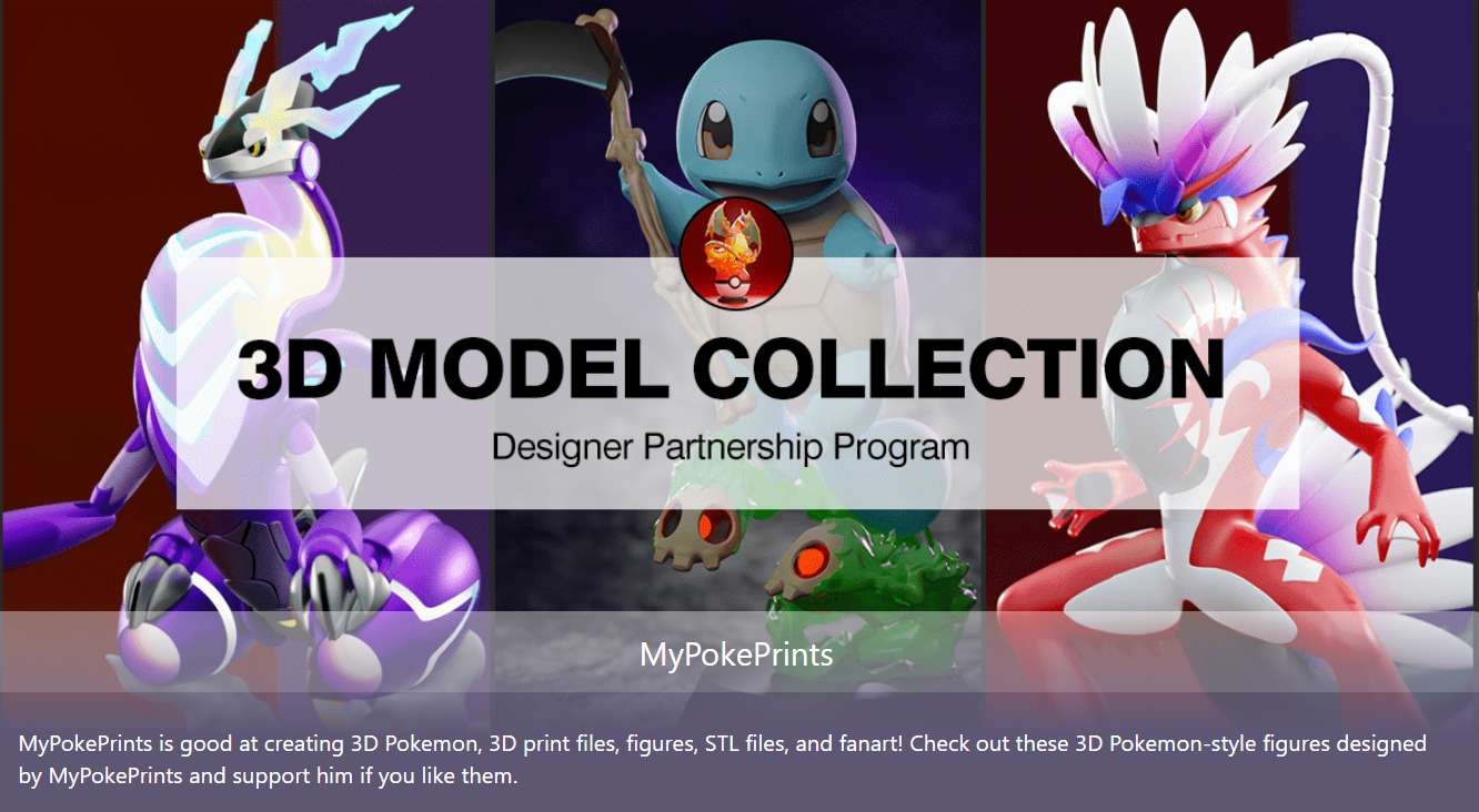 3D Printed Pokemon: Most popular decoration & figures