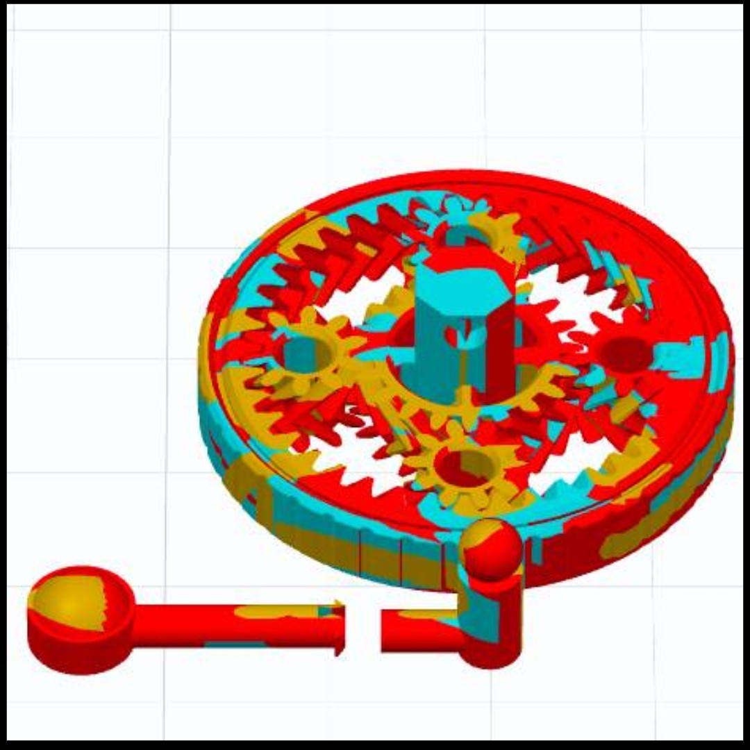 Gear Fidget New with handle