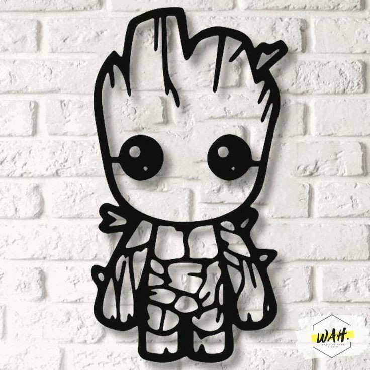 groot baby wall art