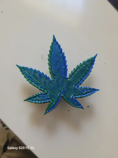 K1 Pot Leaf Door Handle-0