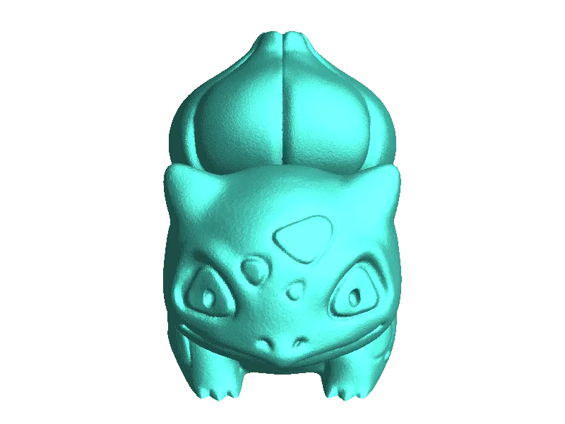 High-Poly Realistic Bulbasaur