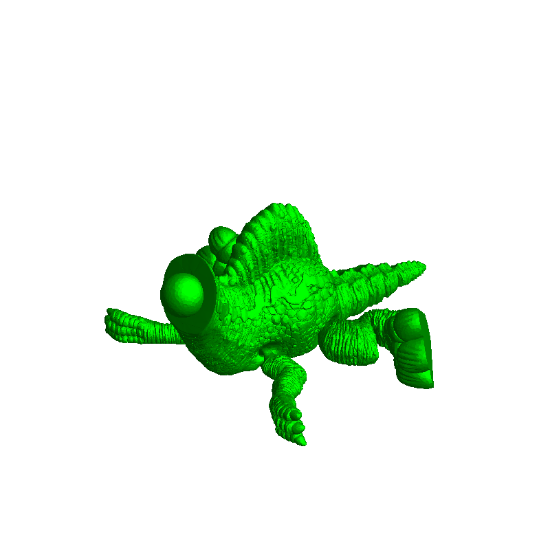 PRINT IN PLACE FLEXI SPINOSAURUS DINOSAUR