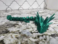 'HORNY DRAGON' - PRINT-IN-PLACE, ARTICULATED DRAGON-1