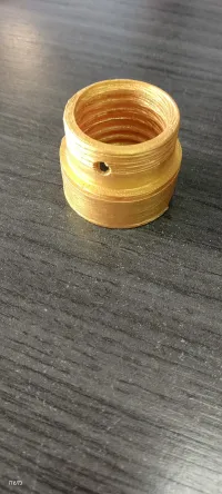 MINIATURE IQ-35 SPINDLE NUT KEYCHAIN-2