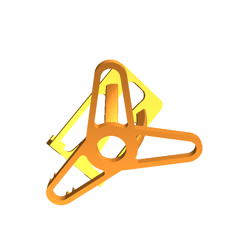 Triangular Mobile Holder | statically determined