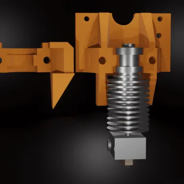 E3D V6 HOTEND MOUNT FOR CREALITY CR6 SE-0